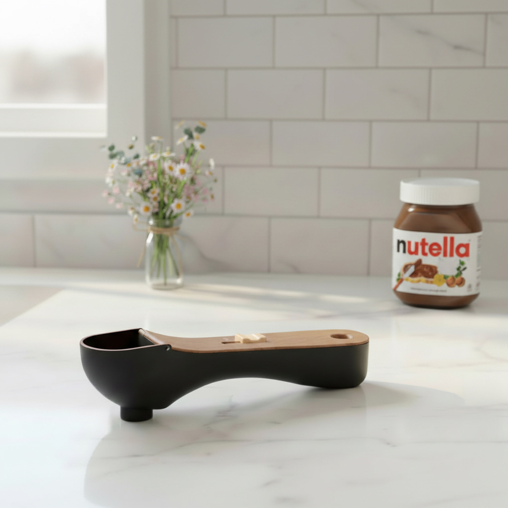 The Scoop resizable measuring spoon.